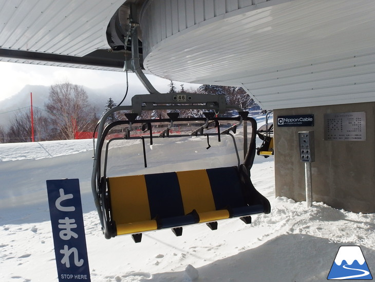 札幌国際スキー場 寒さにも負けず、大賑わい♪新設『エコークワッド』大活躍！